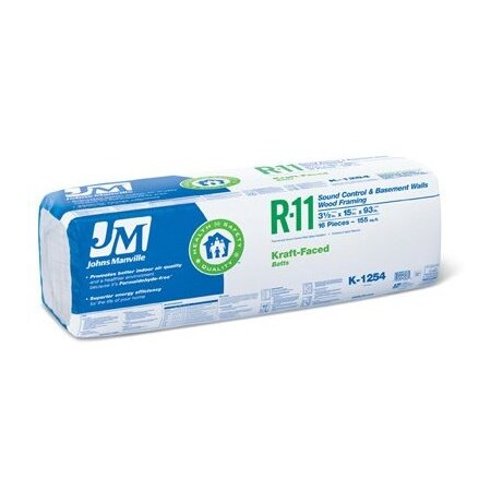 Johns Manville Intl R11 15x93 Kraft Batt K1254